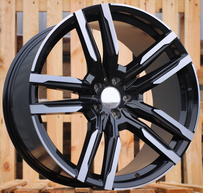 R21x10.5 5X112 ET 43 66.6 FE246 Black Polished (MB) For BMW