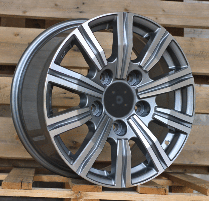 R17x8 5X150 ET 50 110.1 B1149 (IN7062) Grey Polished (MG) For TOYOT (K7)
