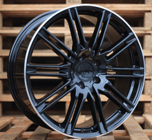 Indlæs billede til gallerivisning R21x10 5X130 ET 50 71.6 BY476 Black+Polished Lip (BLPL) For PORCH (P+Z6)