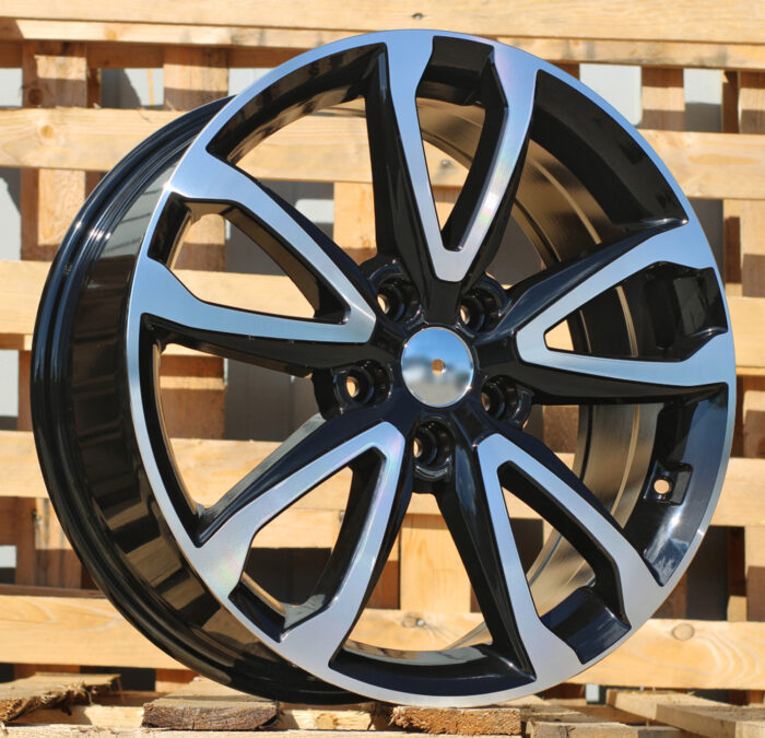 R18x7.5 5X114.3 ET 49.5 67.1 BY994 Black Polished (MB) For RACIN (Z1)