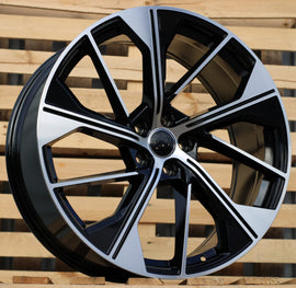 R21x8.5 5X112 ET 34 66.5 B5907 Black Polished (MB) For AUD (K4+Z4) (NEW MODEL)