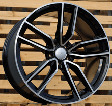 Indlæs billede til gallerivisning R21x11 5X112 ET 49 66.6 B5610 Black Polished (MB) For MER (K4+P) (Rear+Front)