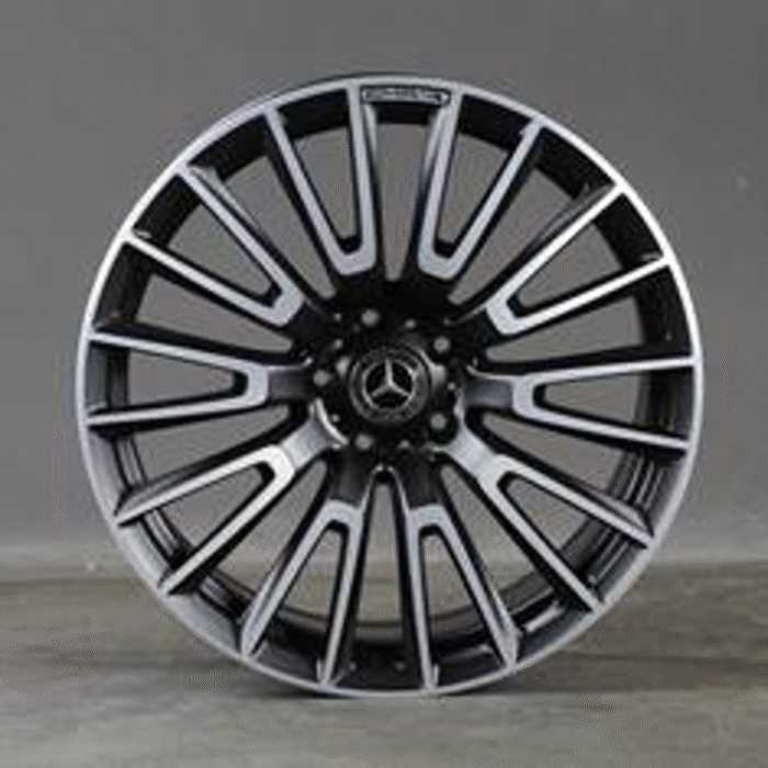 R22x10 5X130 ET 36 84.1 F1070 (FBX349) Black Polished (MB) For MER (Z5) (HYBRID FORGED)