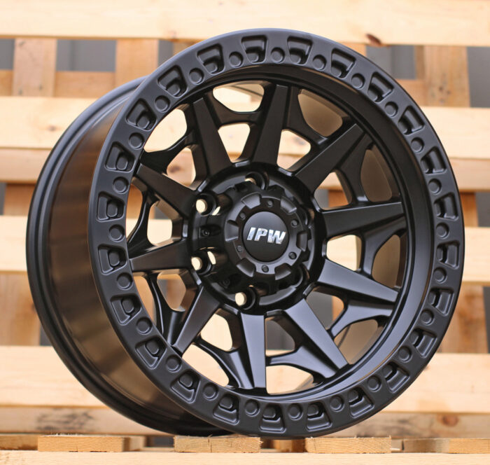 R17x9 6X139.7 ET 0 110.1 B1950 Satin Black (SB) For 4X4 (K3)