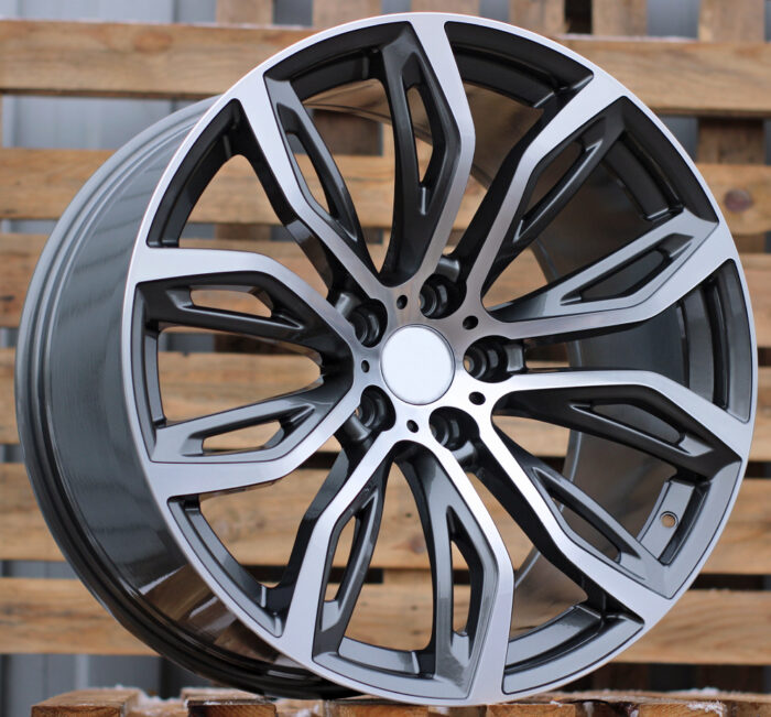 R21x10 5X120 ET 40 74.1 5040 (FR528) Grey Polished (MG) For BMW