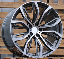 Indlæs billede til gallerivisning R21x10 5X120 ET 40 74.1 5040 (FR528) Grey Polished (MG) For BMW