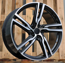 Indlæs billede til gallerivisning R20x8.5 5X108 ET 42 63.3 FE161 (BK5399) Black Polished (MB) For VOLVO (P)