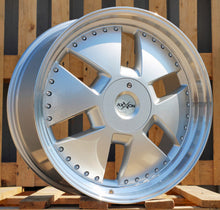 Indlæs billede til gallerivisning R20x9 5X112 ET 30 66.6 AT674 (LU1831) Silver+Polished Lip (SP) For MER (K3) (MONOBLOCK Style)