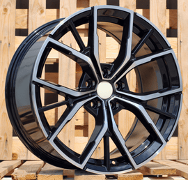 R17x7.5 5X112 ET 40 66.6 B1667 (FBX081) Black Polished (MB) For BMW (Z5) (HYBRID FORGED)