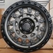 Indlæs billede til gallerivisning R17x9 6X139.7 ET 0 110.1 H974D Black Matt (BM) For 4X4 (Z5) (FUEL Style)