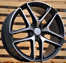Indlæs billede til gallerivisning R21x11 5X112 ET 49 66.6 FE247 Black Polished (MB) For MER (P2) (REAR+FRONT)