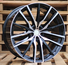 Indlæs billede til gallerivisning R21x10.5 5X112 ET 43 66.6 H0324 (BY1473) Black Polished (MB) For BMW (P+Z1) (Rear+Front)
