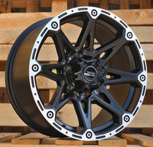 Indlæs billede til gallerivisning R17x8.5 6X139.7 ET 15 110.1 Y0139 Black Polished Half Matt (MBHM) For 4X4 (K2)