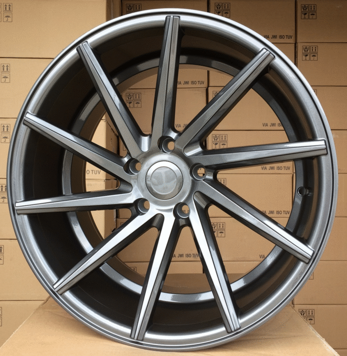 R18x9 5X112 ET 35 66.5 B1058 Grey (GR) For RACIN (P2+K3) (LEFT SIDE (Style Vossen)