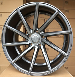 R19x9.5 5X120 ET 38 72.6 B1058 Grey (GR) For RACIN (P) (LEFT SIDE (Style Vossen)