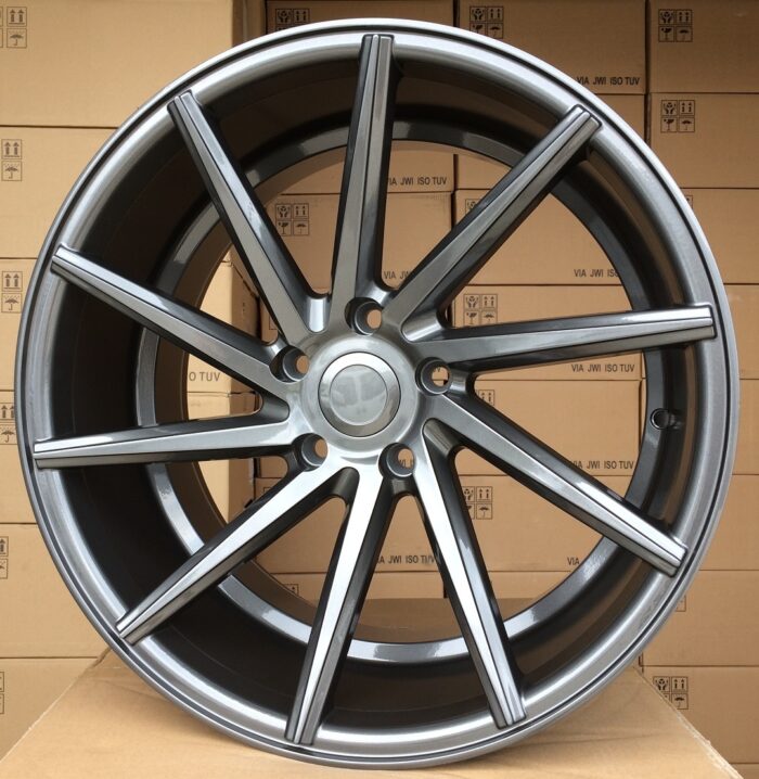 R19x8.5 5X120 ET 35 72.6 B1058 Grey (GR) For RACIN (P+P2+Z1) (LEFT SIDE (Style Vossen)