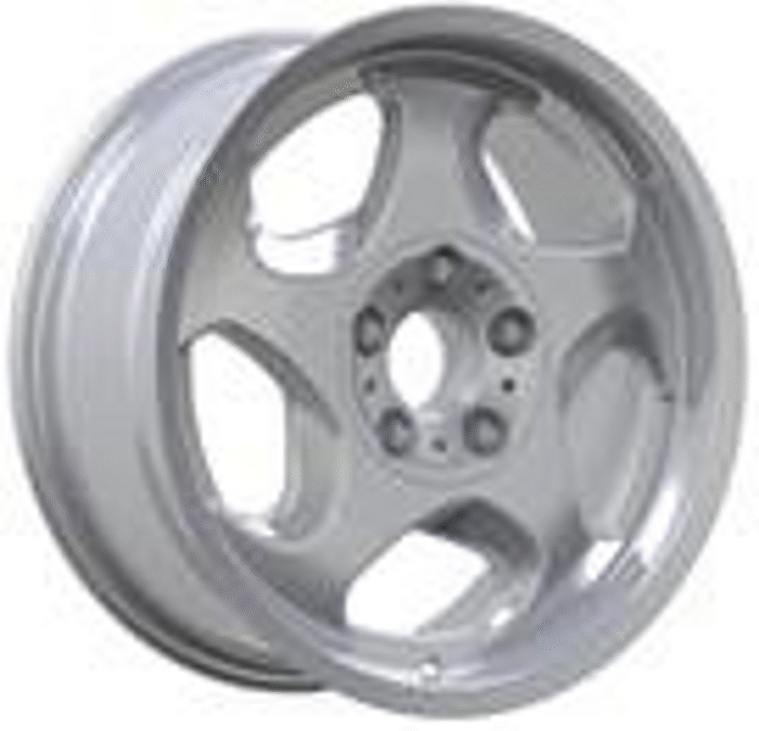 R17x8 5X120 ET 15 74.1 B2417 Silver+Polished Lip (SP) For BMW (Z1) (Front Right)