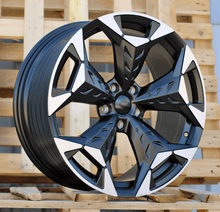 Indlæs billede til gallerivisning R19x8.5 5X112 ET 38 57.1 YF5717 Black Polished Half Matt (MBHM) For CUPRA (Z6) (HYBRID FORGED)