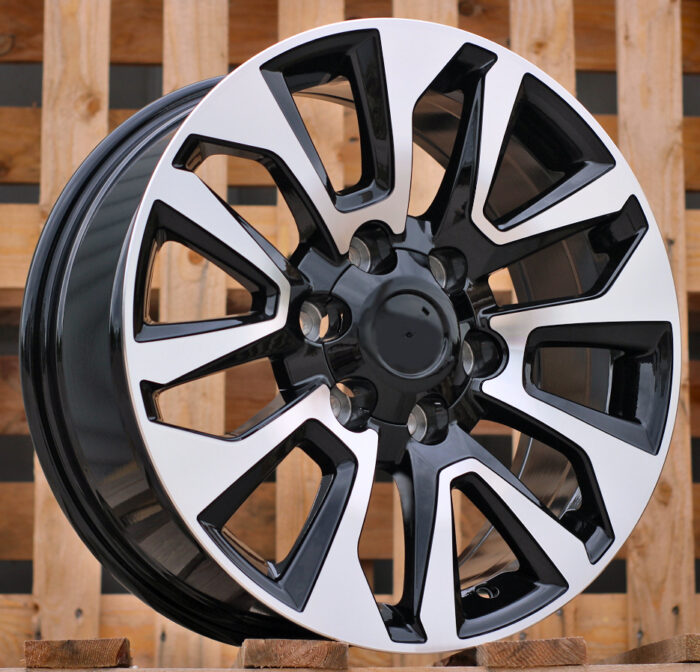 R19x7.5 6X139.7 ET 25 106.1 B1743 Black Polished (MB) For 4X4 (Z1+Z4) (TOYOTA)