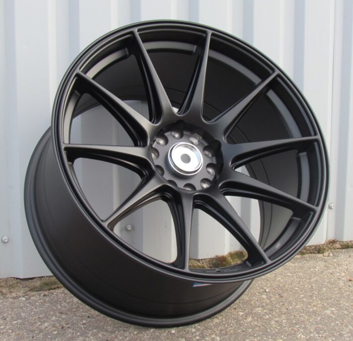 R19x8.5 10X114/120 ET 20 74.1 XF266 Black Half Matt (BLHM) For RACIN