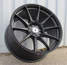 R19x8.5 10X114/120 ET 20 74.1 XF266 Black Half Matt (BLHM) For RACIN