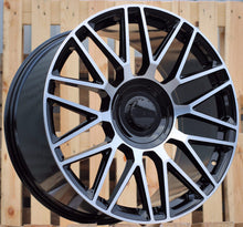 Indlæs billede til gallerivisning R21x10 5X112 ET 62.5 66.6 FE230 Black Polished (MB) For MER