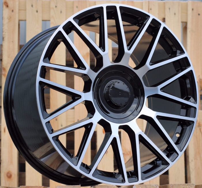 R21x11 5X112 ET 55 66.6 FE230 Black Polished (MB) For MER
