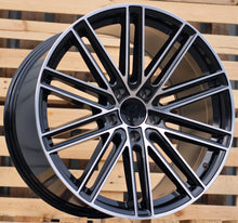 Indlæs billede til gallerivisning R21x9.5 5X130 ET 60 71.6 B1271 Black Polished (MB) For PORCH (Z1)