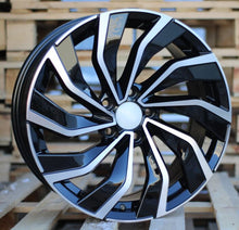 Indlæs billede til gallerivisning R17x7.5 5X100 ET 45 57.1 B5780 Black Polished (MB) For VW