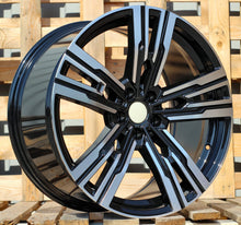 Indlæs billede til gallerivisning R21x10 5X112 ET 41 66.6 B1831 Black Polished (MB) For BMW (Z4) (Rear+Front)