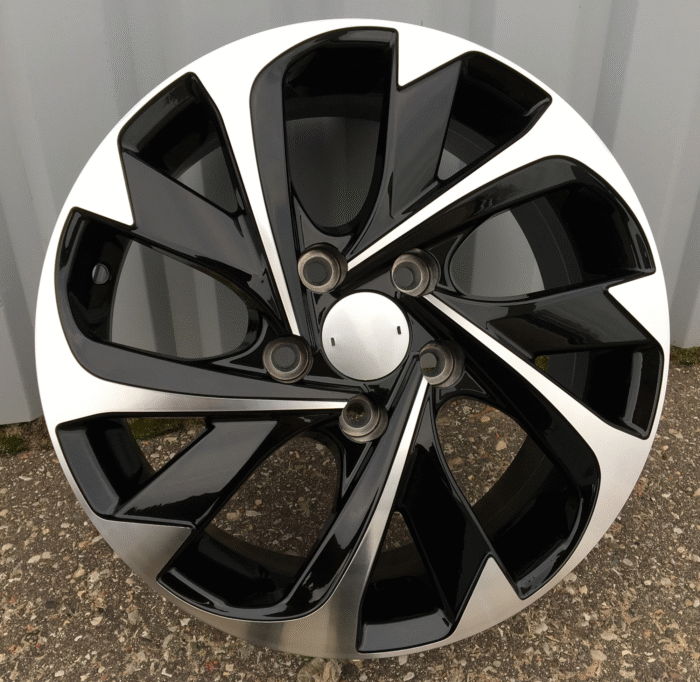 R17x7 5X114.3 ET 50 60.1 XFE89 (BYD2010) Black Polished (MB) For TOYOT (Z2+Z1)