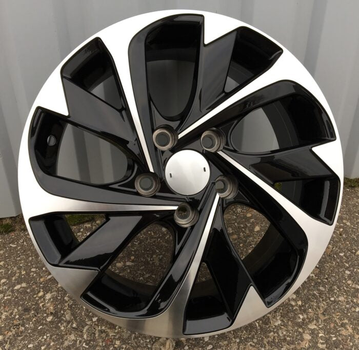 R16x6.5 5X114.3 ET 40 60.1 XFE89 Black Polished (MB) For TOYOT (R)