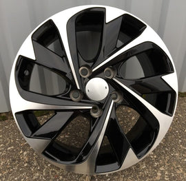 R16x6.5 5X114.3 ET 45 60.1 XFE89 Black Polished (MB) For TOYOT (P2)