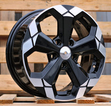 Indlæs billede til gallerivisning R16x6.5 5X114.3 ET 33 66.1 Y1274 Black Partial Polished (BP) For DACIA (L2+P+P2) (NEw Model)