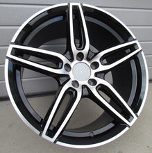 Indlæs billede til gallerivisning R18x8 5X112 ET 43 66.6 XE225 (BK5434) Black Polished (MB) For MER (K2+P)