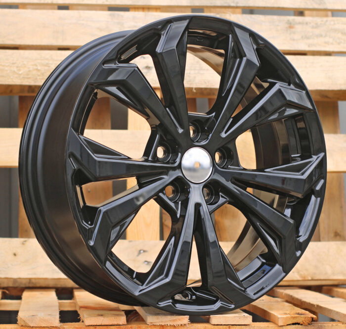 R18x7 5X114.3 ET 35 60.1 Y1133 (FBX247) Black (BL) For TOYOT (Z5+Z6) (HYBRID FORGED New RAV-4)