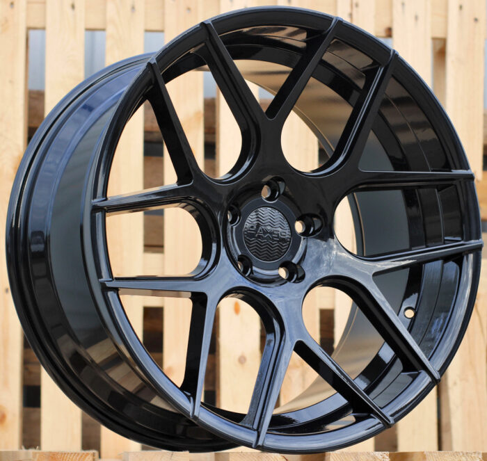 R20x9 5X120 ET 35 72.6 SSA03 (HX022) Black (BL) For HAXER (Z4) (Rear+Front)