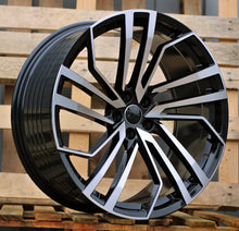 Indlæs billede til gallerivisning R20x9 5X112 ET 31 66.5 B1618 (IN0386) Black Polished (MB) For AUD (P2)