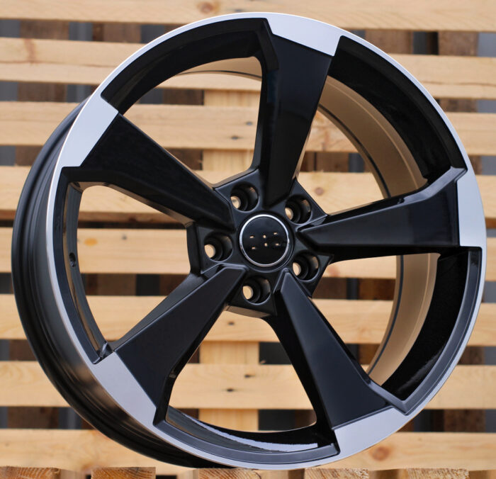 R17x7.5 5X100 ET 40 57.1 XE351 (BY1491/AU303) Black Polished (MB) For AUD (P+P2+Z2)