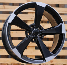 R19x8.5 5X112 ET 40 66.5 XE351 (IN5436) Black Polished (MB) For AUD (P1)