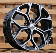 Indlæs billede til gallerivisning R18x7.5 5X112 ET 51 66.6 A056 Black Polished (MB) For BMW (K8) (X1/X2)