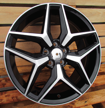 Indlæs billede til gallerivisning R17x7.5 5X100 ET 45 57.1 B5440 Black Polished+Powder Coating (MBPC) For SEAT (P)