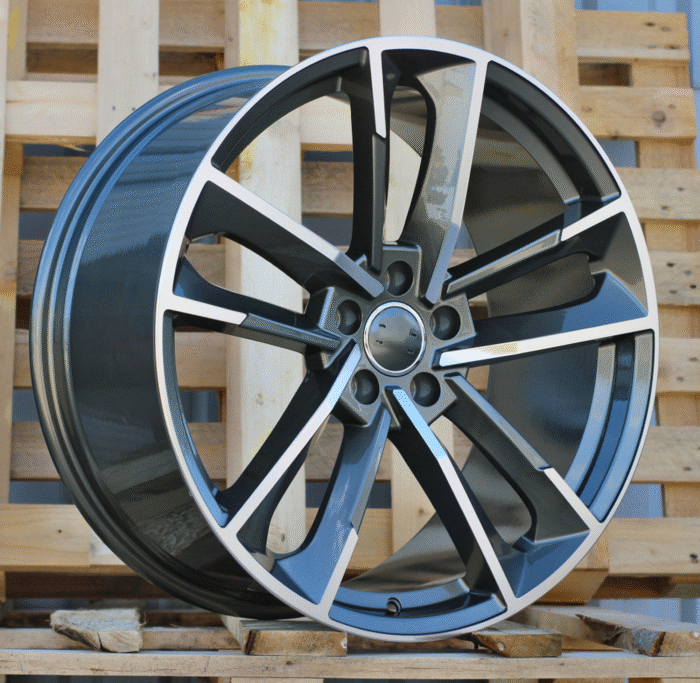 R19x8.5 5X112 ET 27 66.5 XFE81 (A5395) Grey Polished (MG) For AUD (P)