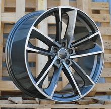 Indlæs billede til gallerivisning R19x8.5 5X112 ET 27 66.5 XFE81 (A5395) Grey Polished (MG) For AUD (P)