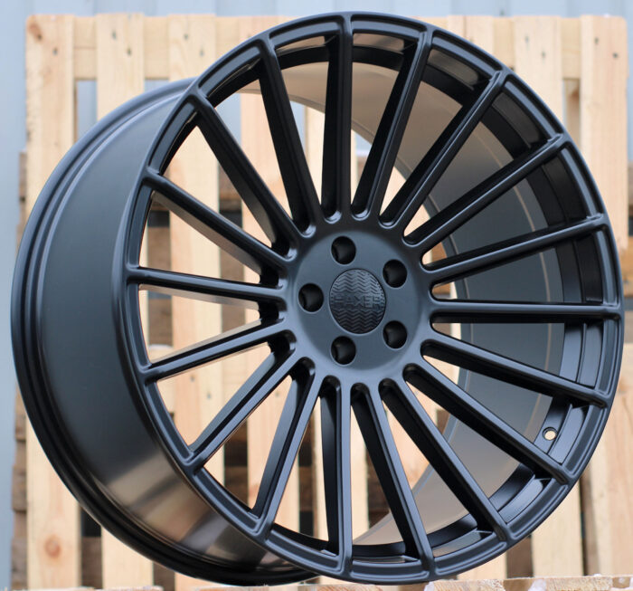 R22x9 5X120 ET 30 72.6 HX010 Black Half Matt (BLHM) For HAXER (P) (FRONT+REAR)