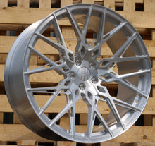 Indlæs billede til gallerivisning R21x10.5 5X112 ET 30 66.6 HXF03 Brush Silver (BS) For HAXER (K3) (FORGED (NEW Model)