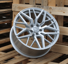 Indlæs billede til gallerivisning R20x10 5X112 ET 38 66.5 A5478 (HX035) Polished Silver+Powder Coating (MSPC) For HAXER (K4) (Rear+Front)
