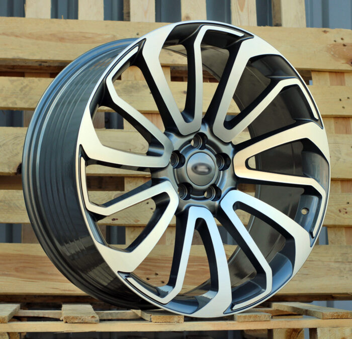 R23x10 5X120 ET 45 72.6 BY959 (FBX196) Grey Polished (MG) For LAND (Z5) (HYBRID FORGED)