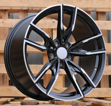 Indlæs billede til gallerivisning R18x9 5X112 ET 40 66.6 I5478 Black Polished Half Matt (MBHM) For BMW (P1+Z5) (Rear+Front)