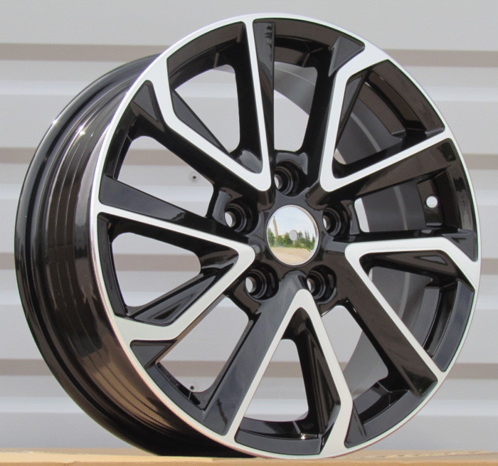 R16x7 5X114.3 ET 40 60.1 FE177 (BY2038) Black Polished (MB) For TOYOT (Z1+Z6)